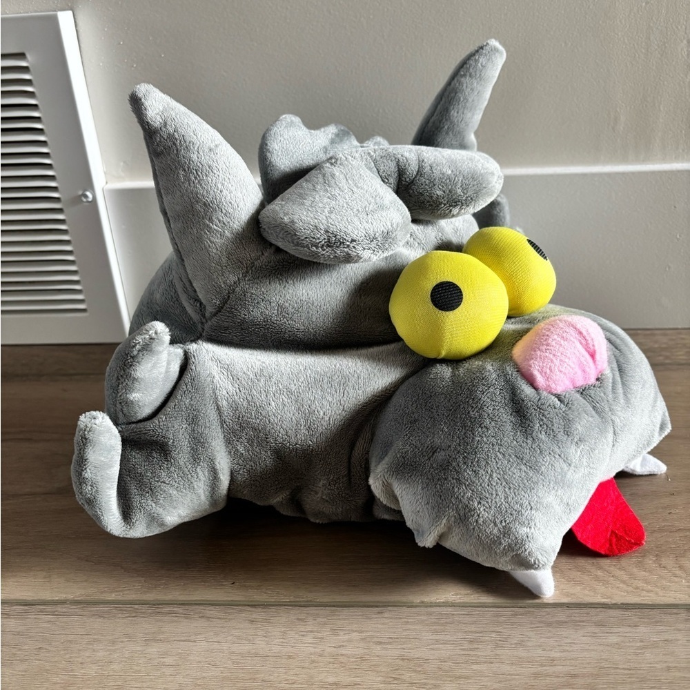 Universals Simpsons Scratchy The Cat Plush Head Hat CosPlay Costume EUC - Picture 2 of 6